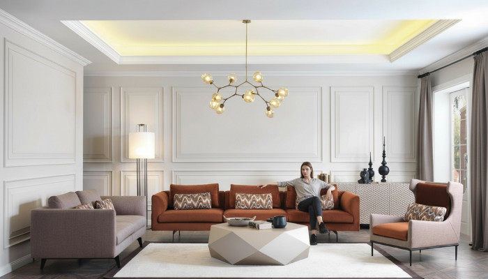 Italian style furniture furnishings sofa set 431 seating suites furniture