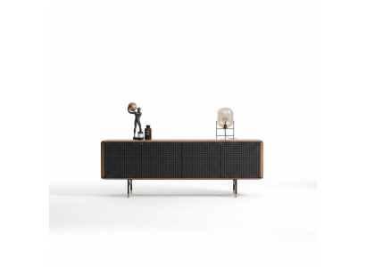 Living room sideboard brown luxury style modern wood sideboard loft 228cm