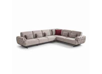 Corner sofa design furniture corner suite fabric sofa textile corner couch furniture 355x280cm