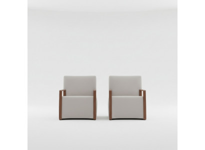 Living room armchair 1-seater couch upholstery modern luxury textile design