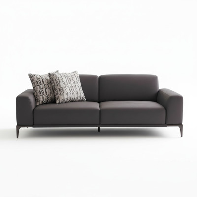 3-seater sofa brown sofas style luxury living room modern design upholstery