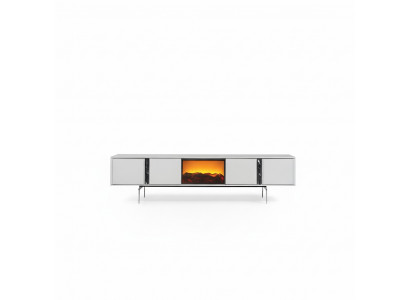 Sideboard with fireplace TV stand furniture luxury lowboard 240cm