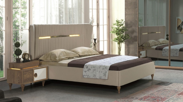 Bedroom nightstand side table design modern new brown wood