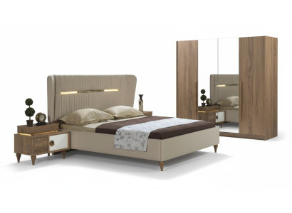 Bedroom nightstand side table design modern new brown wood