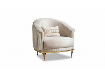 Living room luxury armchair single-seater couch furniture new modern beige