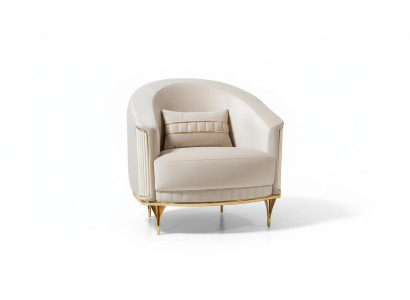 Living room armchair, 1-seater couch, luxury upholstery, textile, new design