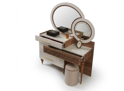 Bedroom set dresser with mirror wood furniture group new.