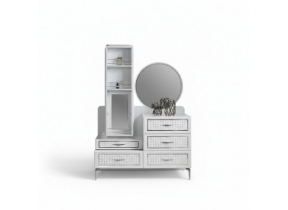 Schlafzimmer Kommode mit Spiegel Luxus Kommoden Sideboard 2tlg. Sideboard
