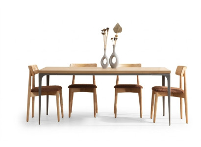 Dining table brown table luxury dining room style classical modern furniture new