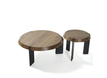 Coffee table, side table, designer table, round, brown, living room table, new