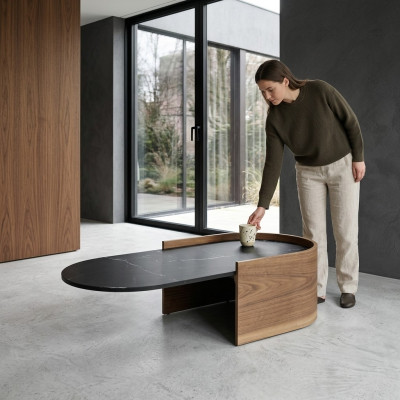 Coffee table tables designer side table luxury wood living room table