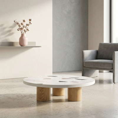Coffee Table Luxury Design White Wood Table Coffee Side Living Room New