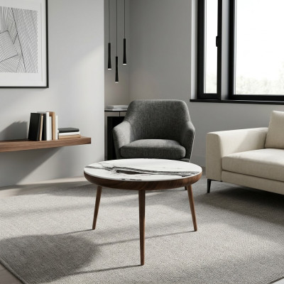 Round Design Coffee Table Modern Side Tables Round Table Luxury Furniture