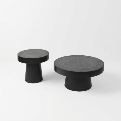 Round Coffee Table Set 2 pcs. Side Table Bedroom Table Design