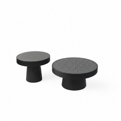 Luxury coffee table wood furniture modern table side table furnishing