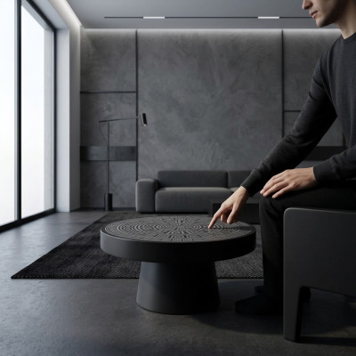 Coffee table side table design round living room table furniture