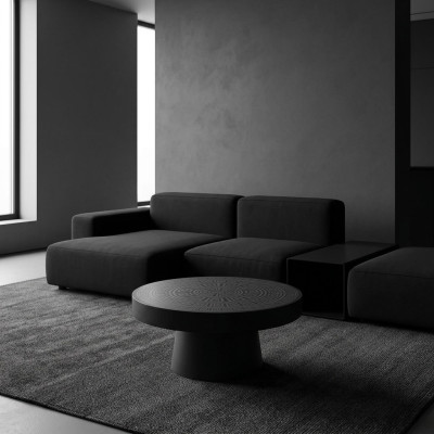 Coffee table side table design round living room table furniture