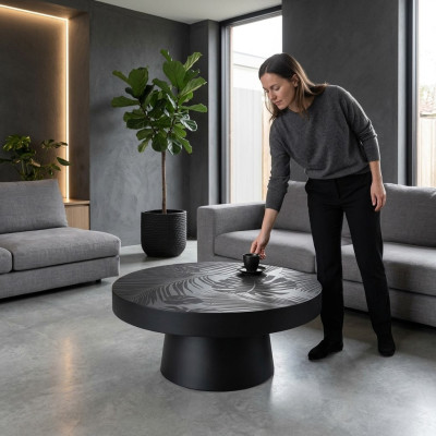 Table Coffee Table Round Coffee Table Side Table Coffee Table Black