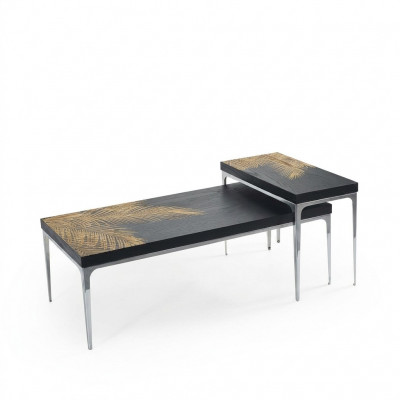 Coffee tables living room luxury black tables classic furniture