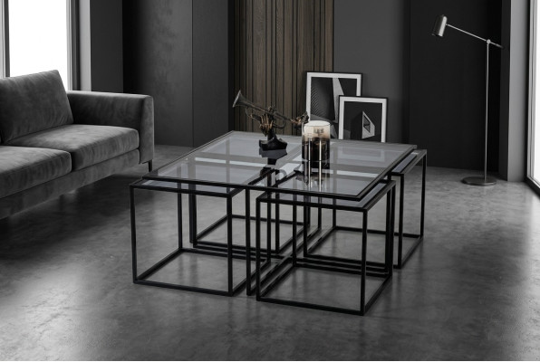 Coffee table side table designer table metal living room table table