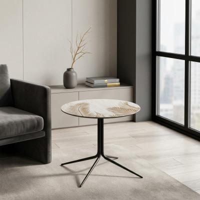 Designer round coffee table living room table coffee table side table
