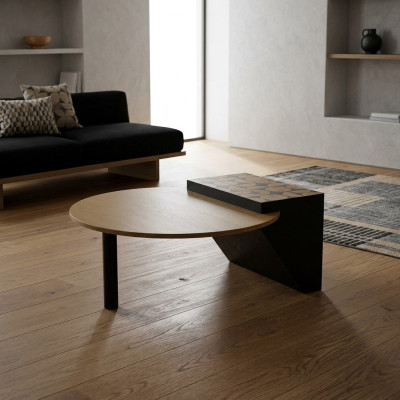 Coffee table wood living room table furniture design table luxury furnishing