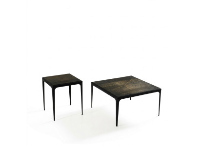 Luxury Square Coffee Table Furniture Living Room Black