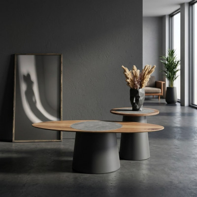 Coffee tables design furniture style wood Italian style tables round table