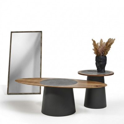 Coffee tables design furniture style wood Italian style tables round table