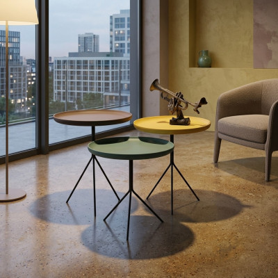 Coffee Tables, Tables, Designer Side Tables, Coffee Tables 3 pcs. New Furniture