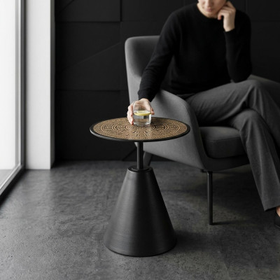 Coffee table side table design table living room table round