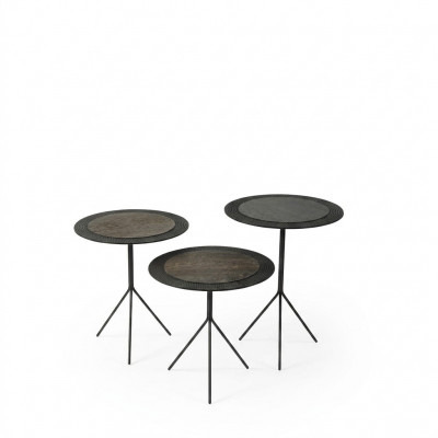 Coffee tables, tables, side tables, living room, modern, luxury, brown, 2 pieces.