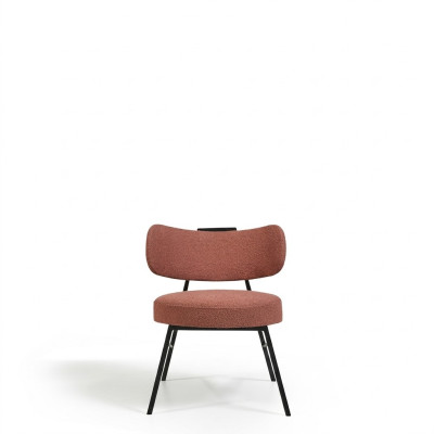 Luxurious modern brown dining chair in Italian design