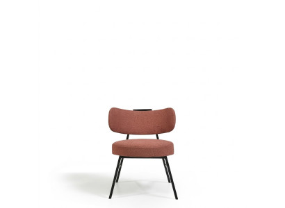 Luxurious modern brown dining chair in Italian design