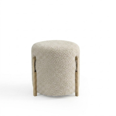 Stool Round Pouf Footstool Stool Upholstered Stool Seat Stool Stool
