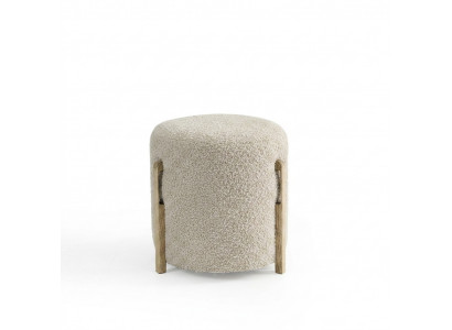 Stool Round Pouf Footstool Stool Upholstered Stool Seat Stool Stool