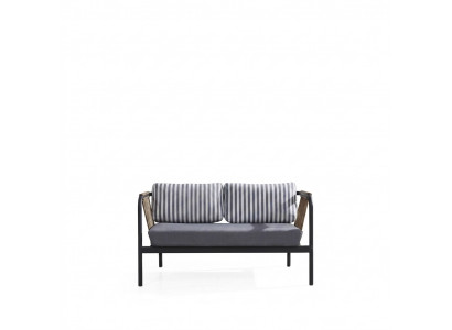 Sofa 2 seater luxury sofas modern fabric furniture design gray couch designer