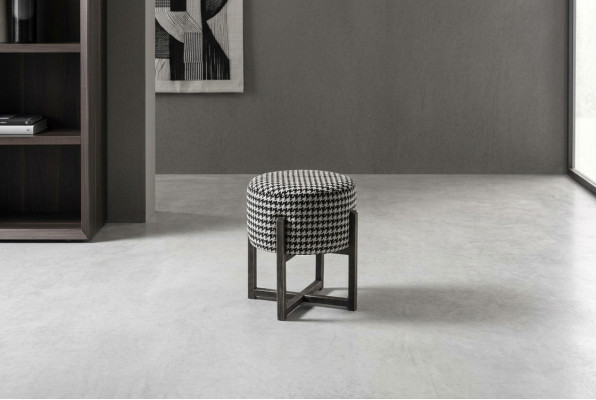 Round stool designer modern stool footstool side stool upholstery