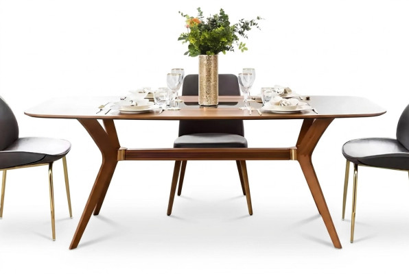 Dining table design furniture, dining room table, luxury Italian style wooden table, tables
