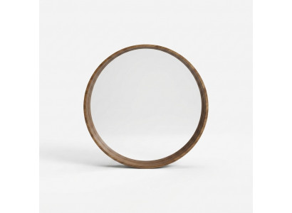 Classic Wooden Wall Mirror Mirror Design Brown Living Room New