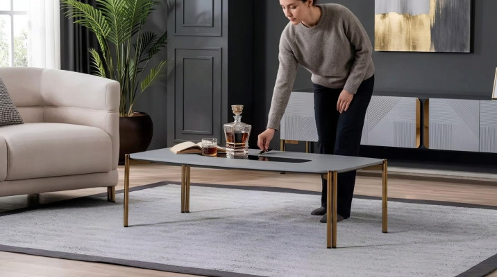 Coffee table living room white luxury coffee table design wood