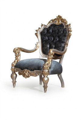 Luxurious armchair luxury upholstery textile single-seater upholstered seat single-seater living room