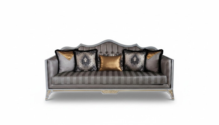 Sofa 3-seater couches sofas three-seater textile luxury couch upholstery baroque