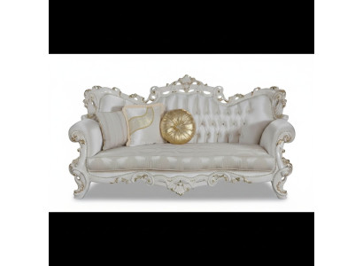Design Upholstered Seat Couch 3-Seater Sofa Chesterfield Sofas Textile Fabric