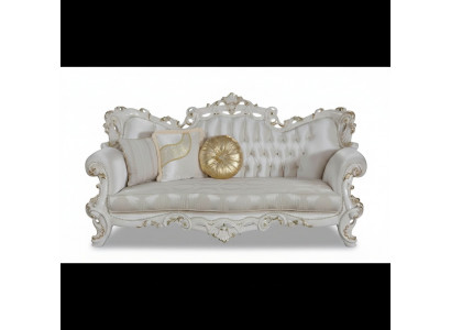 Design Upholstered Seat Couch 3-Seater Sofa Chesterfield Sofas Textile Fabric