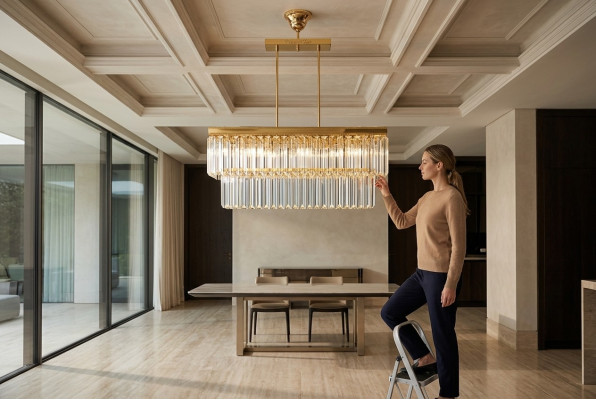 Chandelier Light Crystal Modern Ceiling Light Luxury Living Room