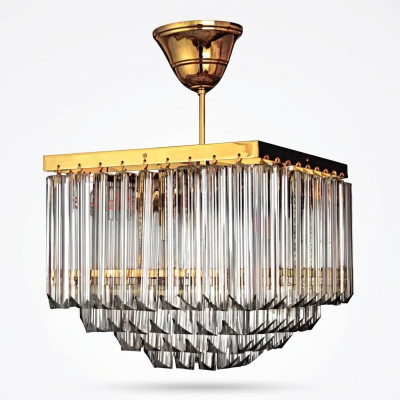 Living Room Chandelier Crystal Luxury Ceiling New Style Modern Gold