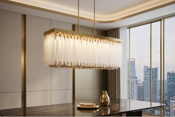 Chandelier Style Modern Lighting Ceiling Light New Living Room Gold