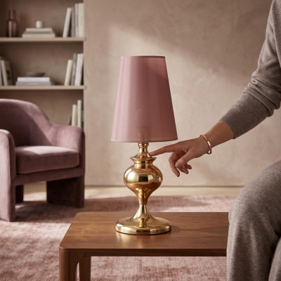 Table Lamps Luxury Design Modern Floor Lamp New Red Living Room