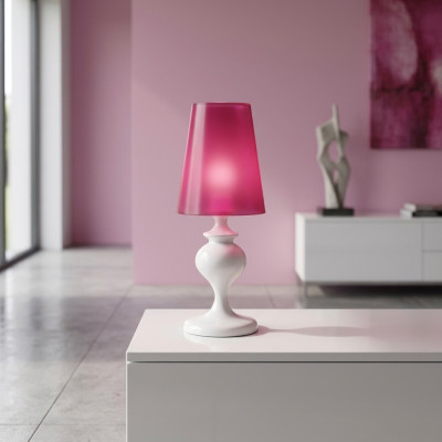 Table lamp lights modern design pink table chandelier lamp